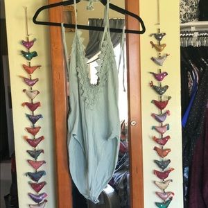 NWT American eagle sea-foam green bodysuit